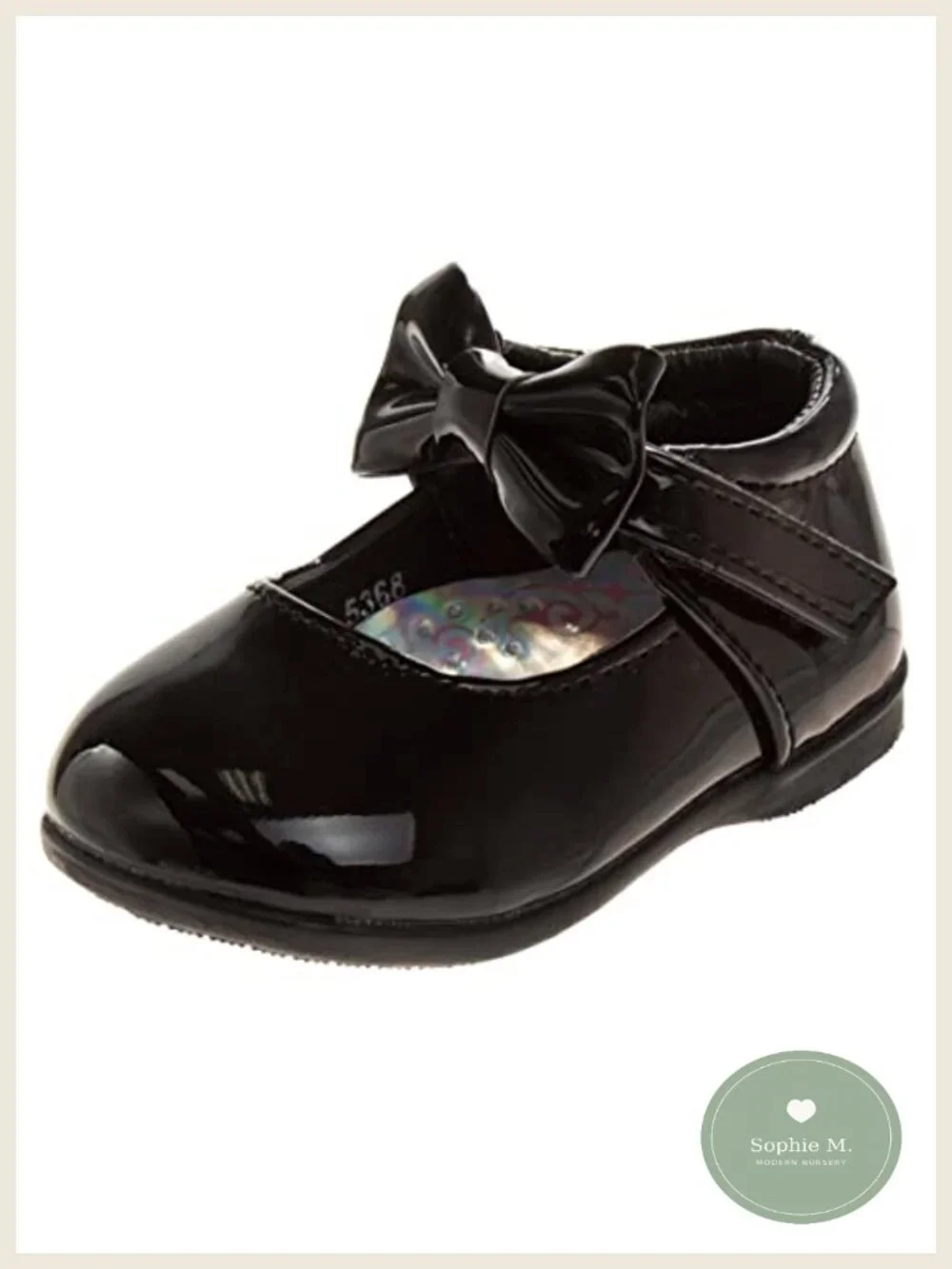Faux Leather Mary Jane Flats Girls Dress Shoes Non-Slip Baby Walker